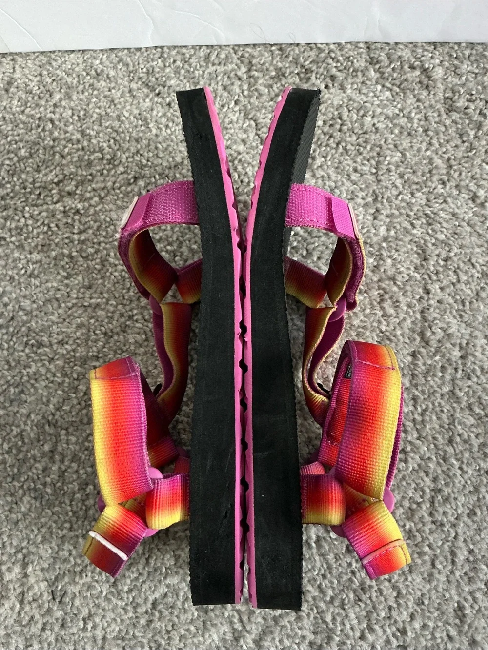 Teva Original Universal Rainbow Sandals - Size US 4 (Youth/Big Kid)
